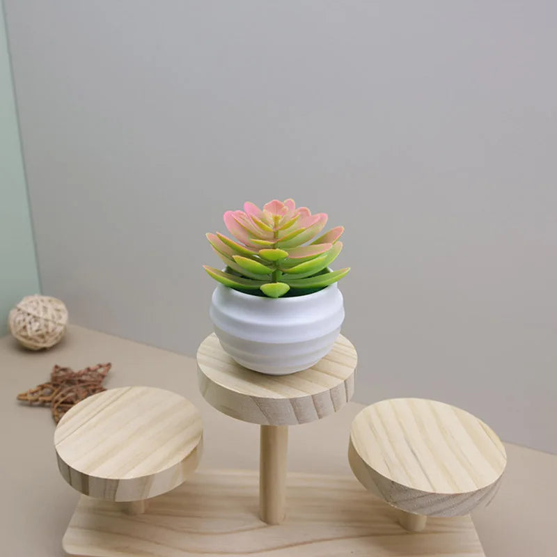Artificial Green Succulent Potted Plant