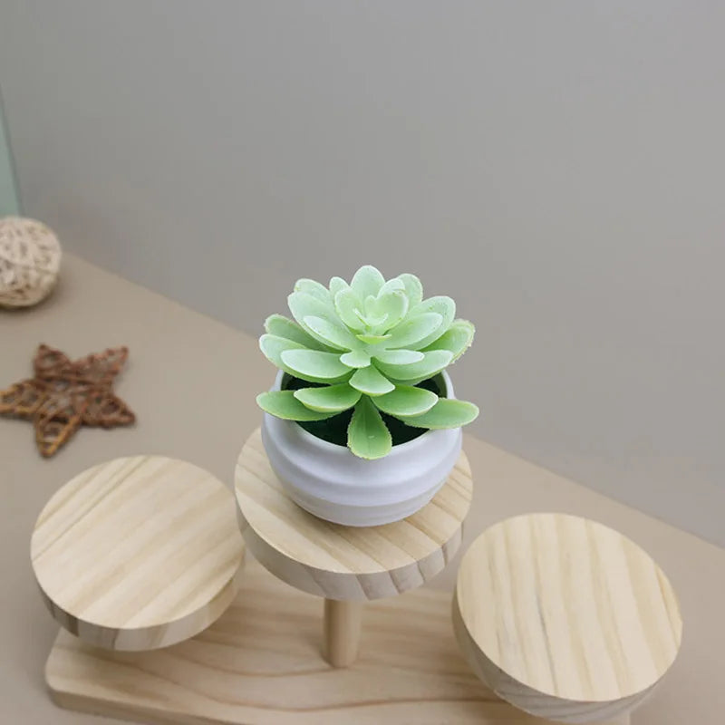 Artificial Green Succulent Potted Plant