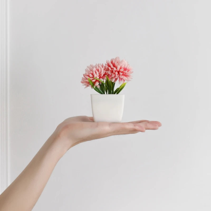 Artificial Chrysanthemum Potted Plant